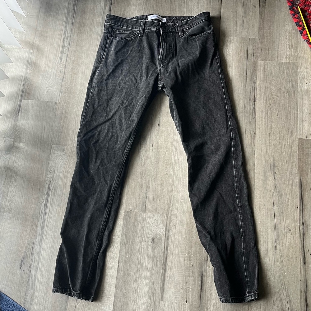 Calvin Klein Jeans Men’s Black Slim Straight Denim